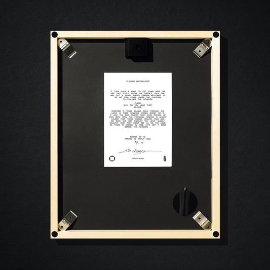 "El Globo, Santiago 2026" signed print by Edward Nightingale. Edition of 10