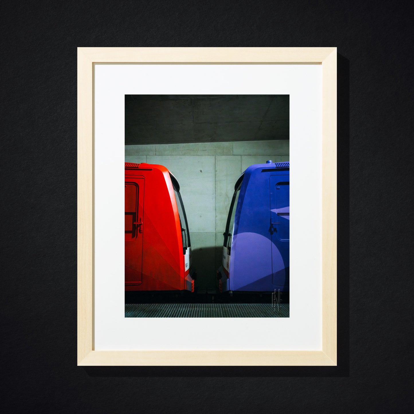 "Moses & Hiper, Hamburg 2022" signed print by Edward Nightingale