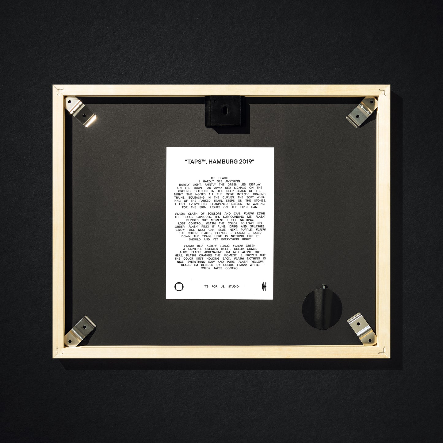 "Taps™, Hamburg 2019" Print by Edward Nightingale