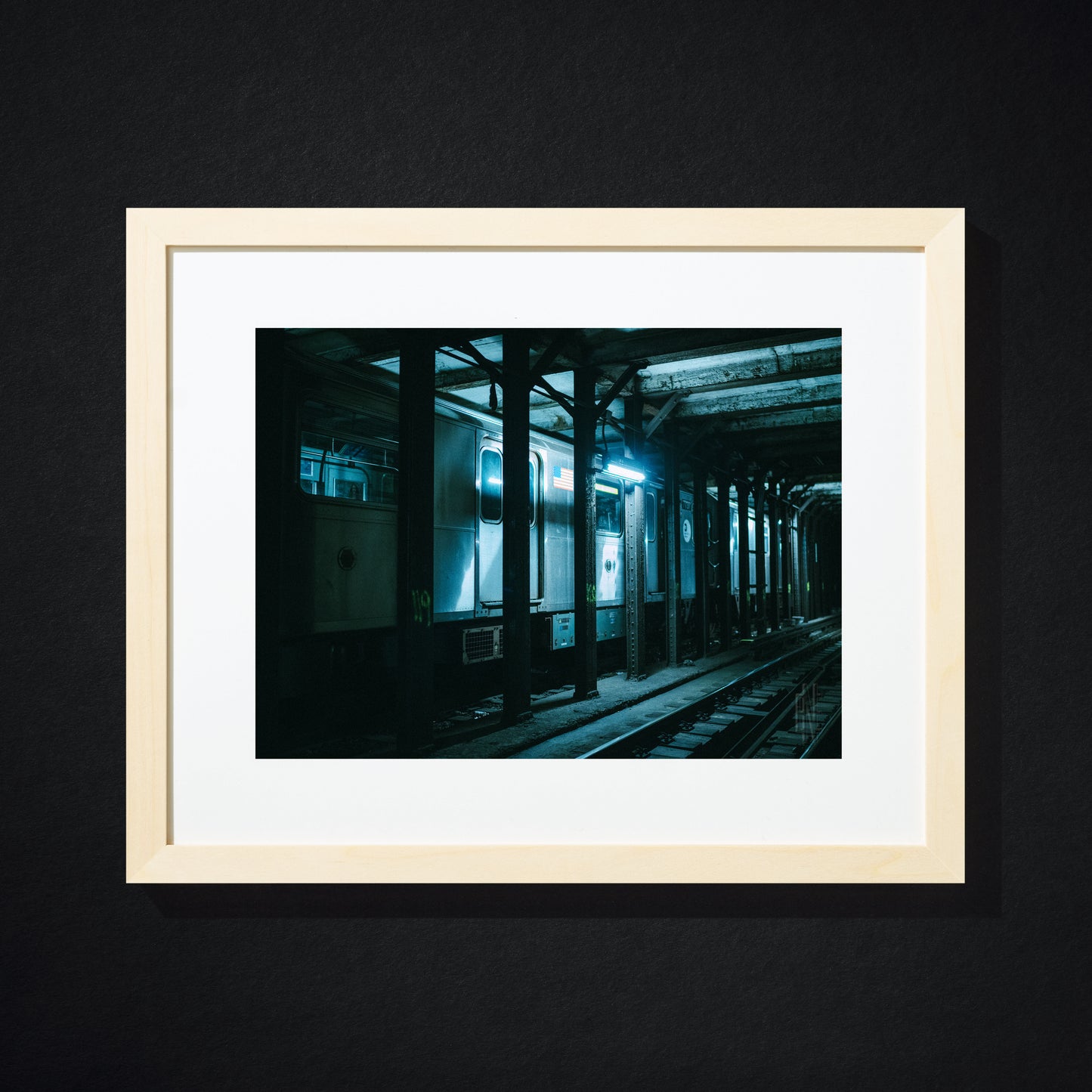 "Utica Avenue, New York City 2017" signed print by Edward Nightingale