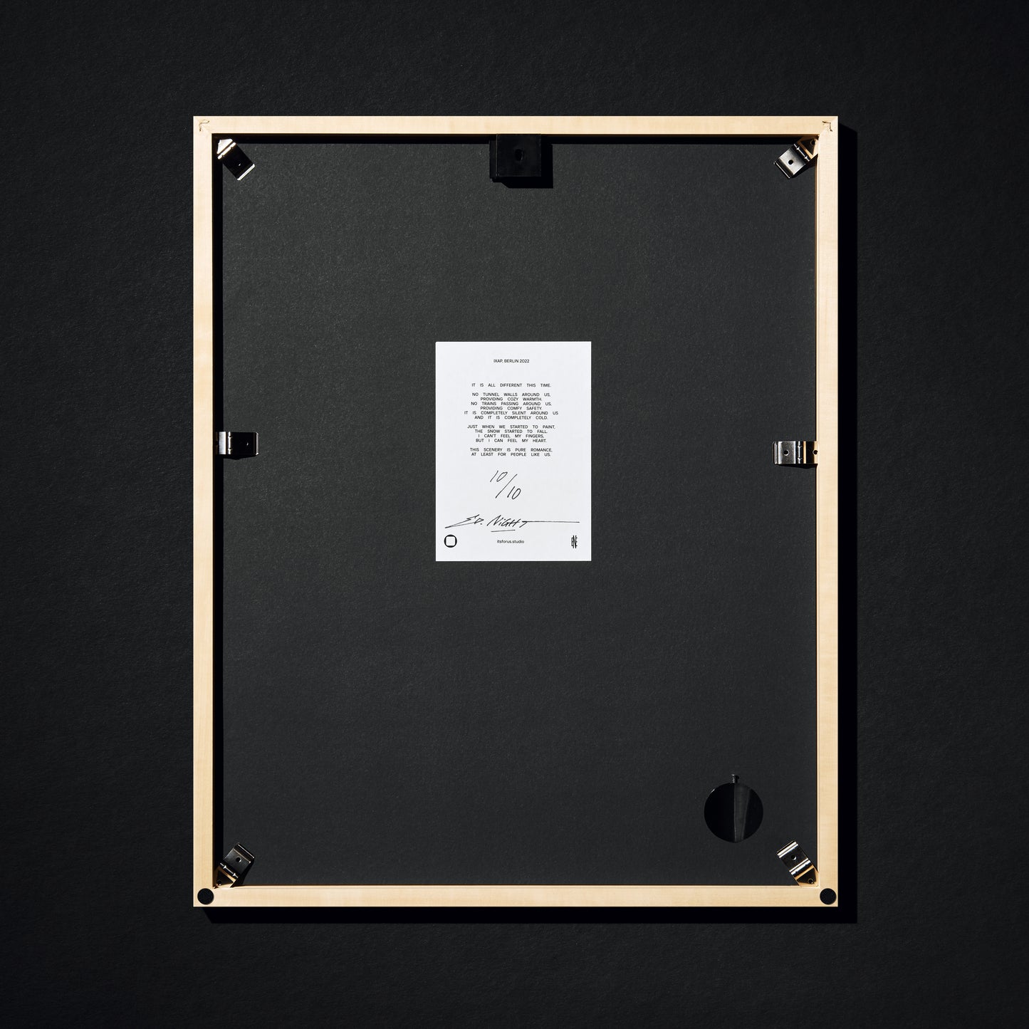 "Ixap, Berlin 2022" Edition of 10 by Edward Nightingale