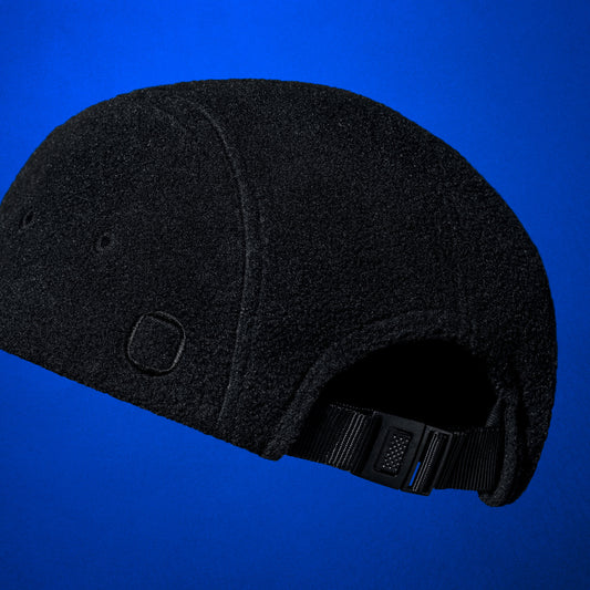 Wintery Fleecy 5-panel cap - Night edition