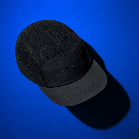 Wintery Fleecy 5-panel cap - Night edition