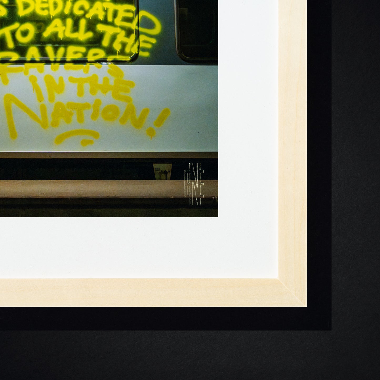 "All the Ravers, Hamburg 2025" signed print by Edward Nightingale. Edition of 10