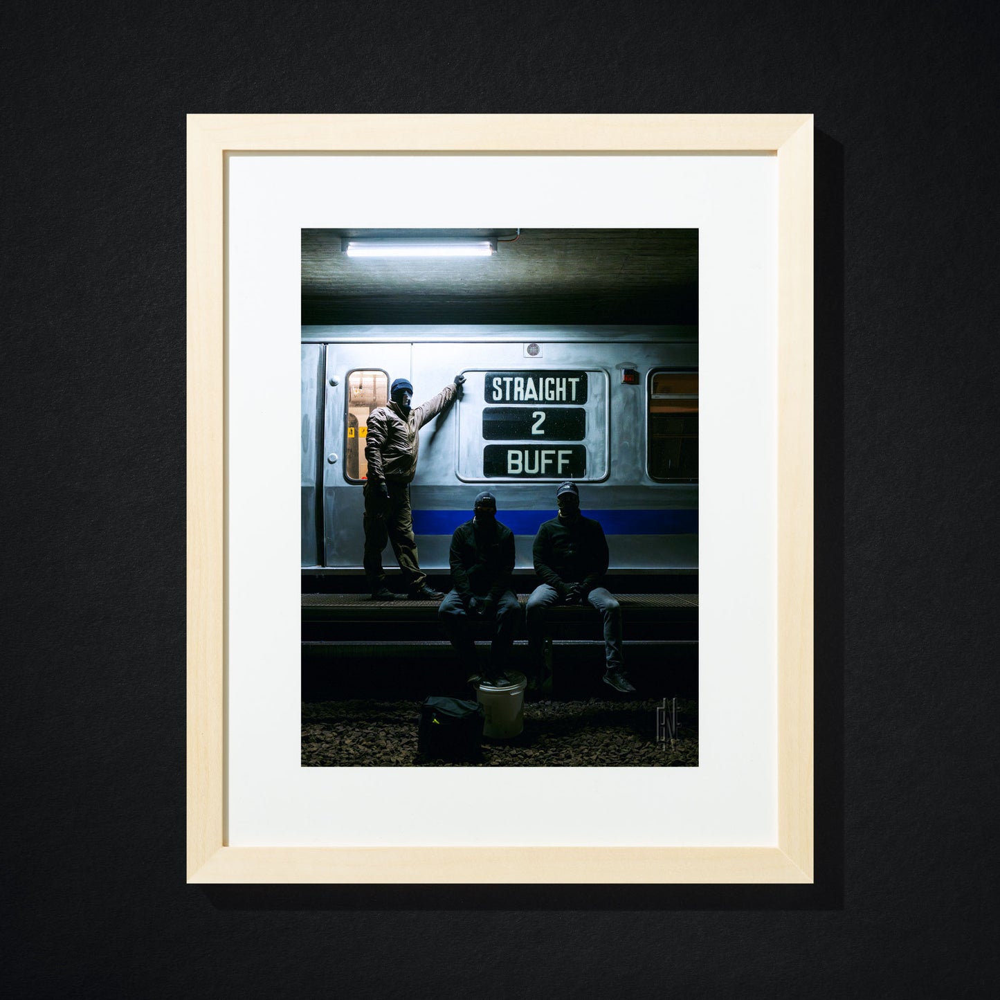 "Straight to Buff, Hamburg 2026" signed print by Edward Nightingale